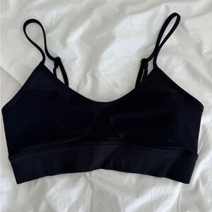ALO Yoga Midnight Black Bralette size S